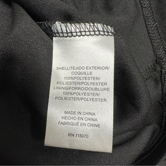 Nina Leonard Floral Halter Maxi Dress - Black and Red - Picture 7 of 10